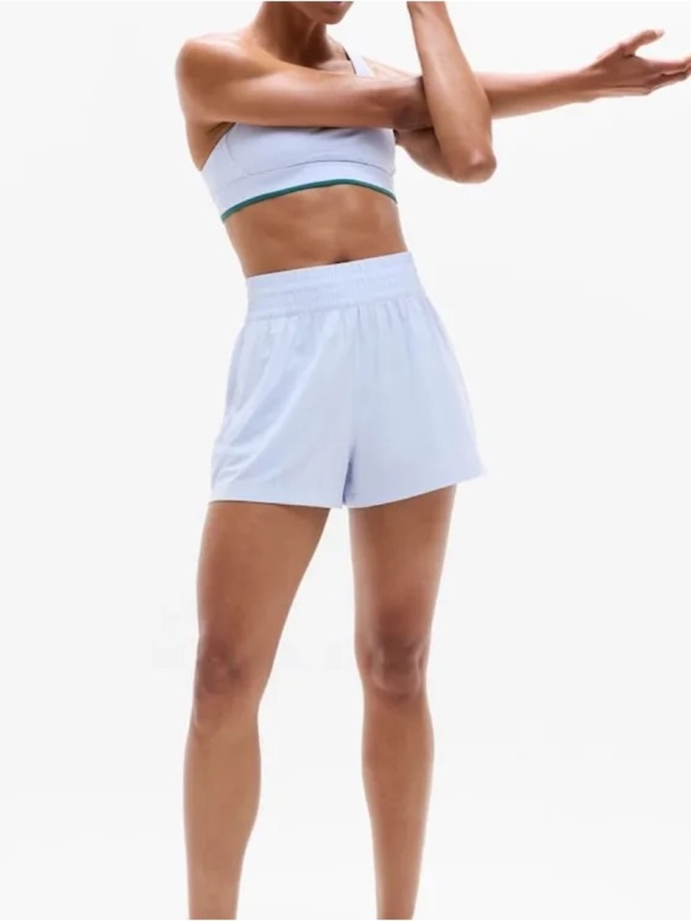 EUC Athleta High Rise 3” Weekender Run Shorts Size S